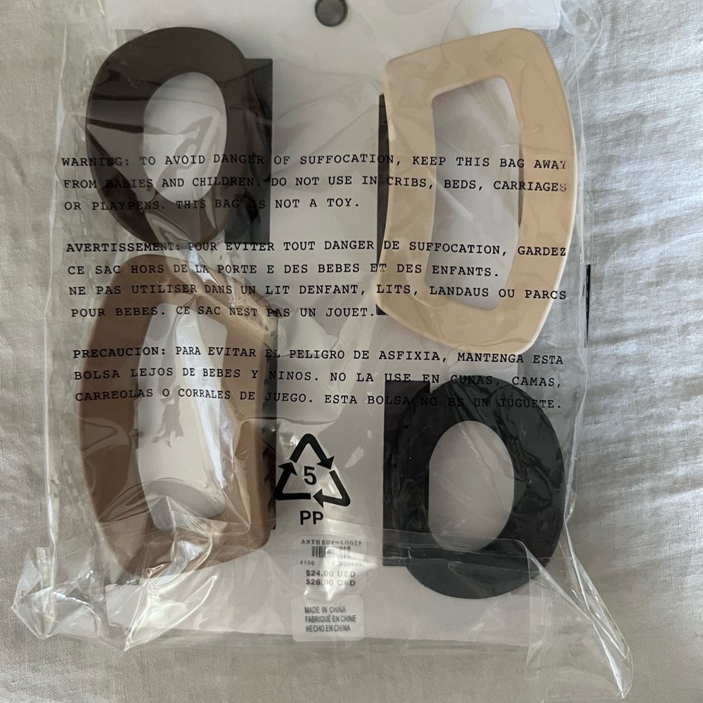 Anthropologie Clips - assorted NEW